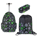 St.Right Fluo Ball set Backpack Trolley School Case Bag Sport Boys Man