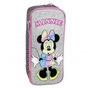 Disney Minnie Flat Pen Case with 2 Zip School GIM