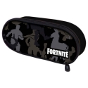 Fortnite Nero Astuccio Porta Penne Piatto Scuola Organizzato