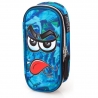 Eastwick Face Blue Organized School Flat Pen Case