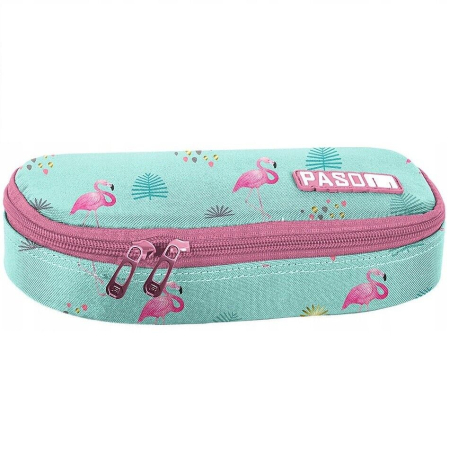 Eastwick Face Blue Organized School Flat Pen Case