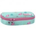 Blue Flamingo Organized School Flat Pen Case