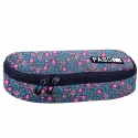 Fiorellini Jeans Astuccio Porta Penne Piatto Scuola Organizzato