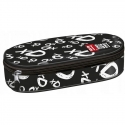 St.Right XD White Black Organized School Flat Pen Case