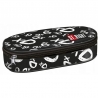 St.Right XD White Black Organized School Flat Pen Case
