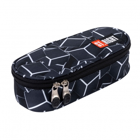 St.Right Golden Cats Astuccio Porta Penne Piatto Scuola Organizzato