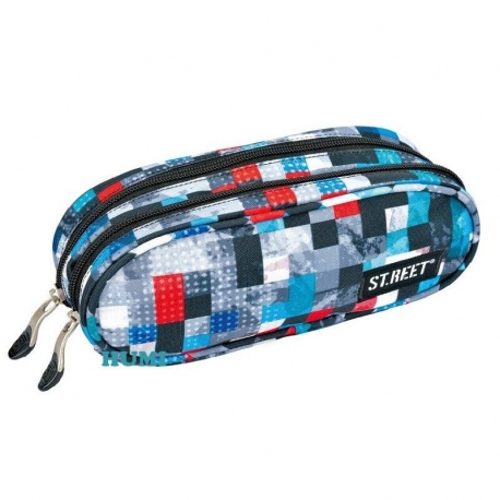 Street Arrows Double Pen Case 2 zip School