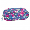 St.Reet Flowers Two Astuccio Porta Penne Doppio 2 zip Scuola