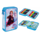 Disney Frozen Believe Large Double Zip Pouch With Accessories - 38pcs