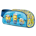 Minions Party Astuccio Porta Tutto Matite Penne con Zip Scuola
