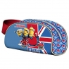 Minions London Astuccio Porta Tutto Matite Penne con Zip Scuola