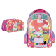 Big Girl Backpack Elementary School Set Footy Smile Led Holographic Glasses