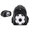 Set Big Backpack Elementary School Kids Footy Soccer Ball Led