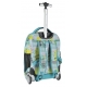 Footy Heart Sequins Led Large Little Girl Elementary School Backpack