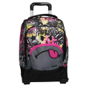 F. Panini Graffiti Rosa Grande Zaino Con Ruote Trolley 35 litri Ragazza Scuola