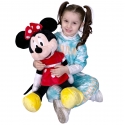 Peluche Disney Minnie Mouse Rosso 65cm Simba Originale Ragazza Bambina