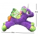 Unicorn Plush 60cm White Glitter Pony Magic Horse Lying with Wings