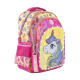 Footy Unicorn Blue Led Large Backpack with Detachable Trolley Seven