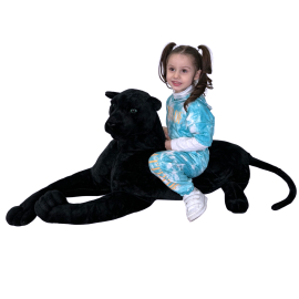 FELINI Peluche Sdraiato 108cm Gigante Tigre Marrone