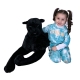 FELINI Plush Lying 108cm Giant Brown Tiger