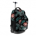 PRO DG SAVAGE Flowers Large Backpack With Wheels Trolley 34 liters Boys School