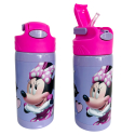 Disney Minnie Mouse Borraccia Termica in Acciaio 500 ml con Cannuccia Bambini
