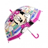 Disney Minnie Mouse Transparent Umbrella Children Copula Umbrella Rain Cover