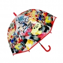 Disney Topolino Aut Ombrello Trasparente Bambini Ombrellino a Copula Parapioggia