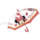 Minnie Mouse Black Umbrella PVC Children Automatic Umbrella Rain Cover