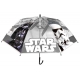 Disney Star Wars Rosso Ombrello Trasparente Bambini Ombrellino Parapioggia