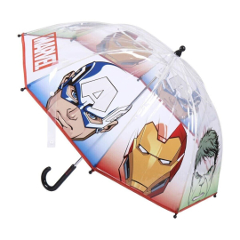 Spiderman Marvel Ros Transparent Umbrella Kids Boys Parasol Rain Cover