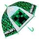 Minecraft Ombrello Poe Pvc Bambini Ragazzi Ombrellino Parapioggia