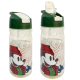 Disney Mickey Mouse Borraccia in Plastica 550ml con Cannuccia Bambini Scuola
