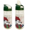 Disney Mickey Mouse Borraccia in Plastica 550ml con Cannuccia Bambini Scuola