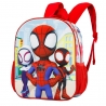 Spiderman Spidkids Zainetto Zaino 3D Scuola Materna Asilo tempo Libero Traffic