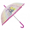 Rainbow High Umbrella Automat Transparent Girl Umbrella Rain Cover