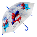 Spiderman Ombrello Trasparente POE PVC Bambini Ragazzi Ombrellino Parapioggia