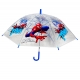 Spiderman Marvel Ros Transparent Umbrella Kids Boys Parasol Rain Cover