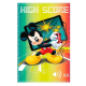 Disney Mickey Mouse Coperta Plaid 150x100cm in Polar Fleece Blanket Cuffie