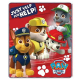 Paw Patrol Coperta Plaid 120x140cm in Polar Fleece Blanket Pup Heroes