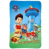 Paw Patrol Coperta Plaid 100x140cm in Polar Fleece Blanket All Paws on Deck