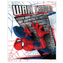 Spiderman Plaid Blanket 130x170cm in Polar Fleece Spiderman Children