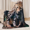 Leopardo Coperta Plaid 120x150cm in Pile di Corallo Blanket Sweet Home