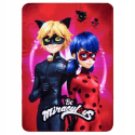 Miraculous Ladybug e Cat Noir Coperta Plaid 100x140cm in Polar Fleece Blanket
